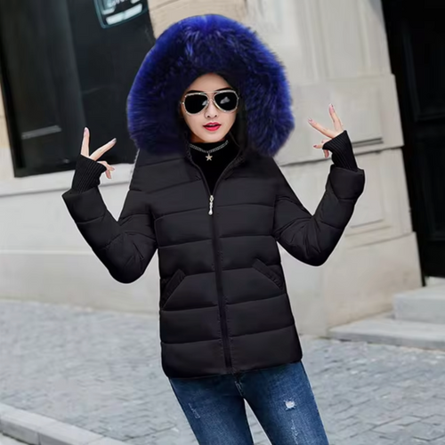 デボラ® |フードとファーの裏地付きジャケット